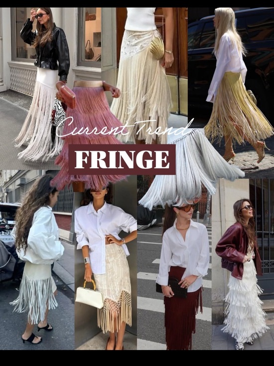 Zara Dresses & Skirts - NWT • Zara Brown Fringe Midi Skirt